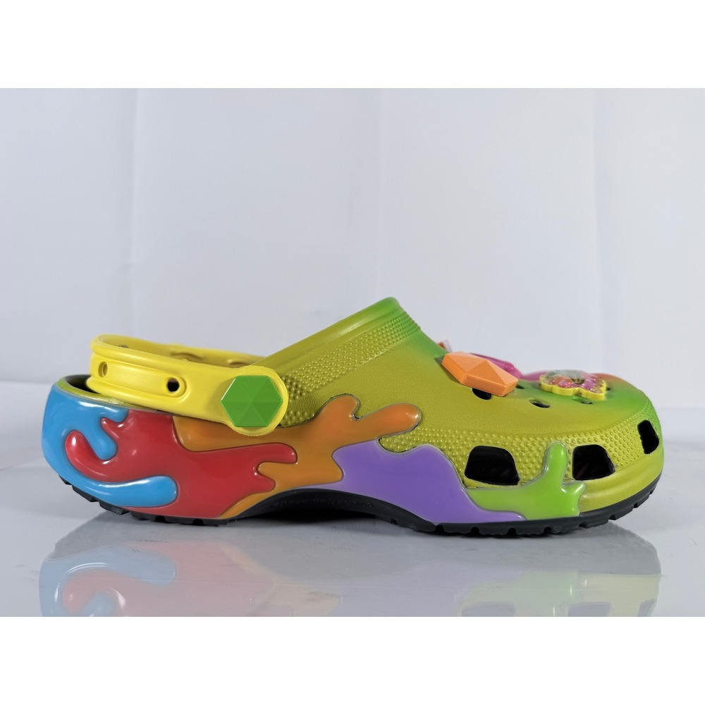 Crocs Gushers Classic Clog Men 11 Women 13 Colorful Jibbitz 211487-90H New - Picture 4 of 8